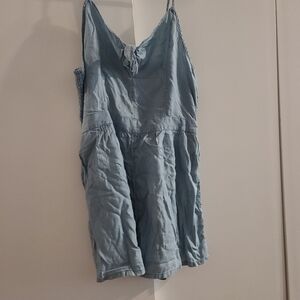 Aerie Light Denim Romper